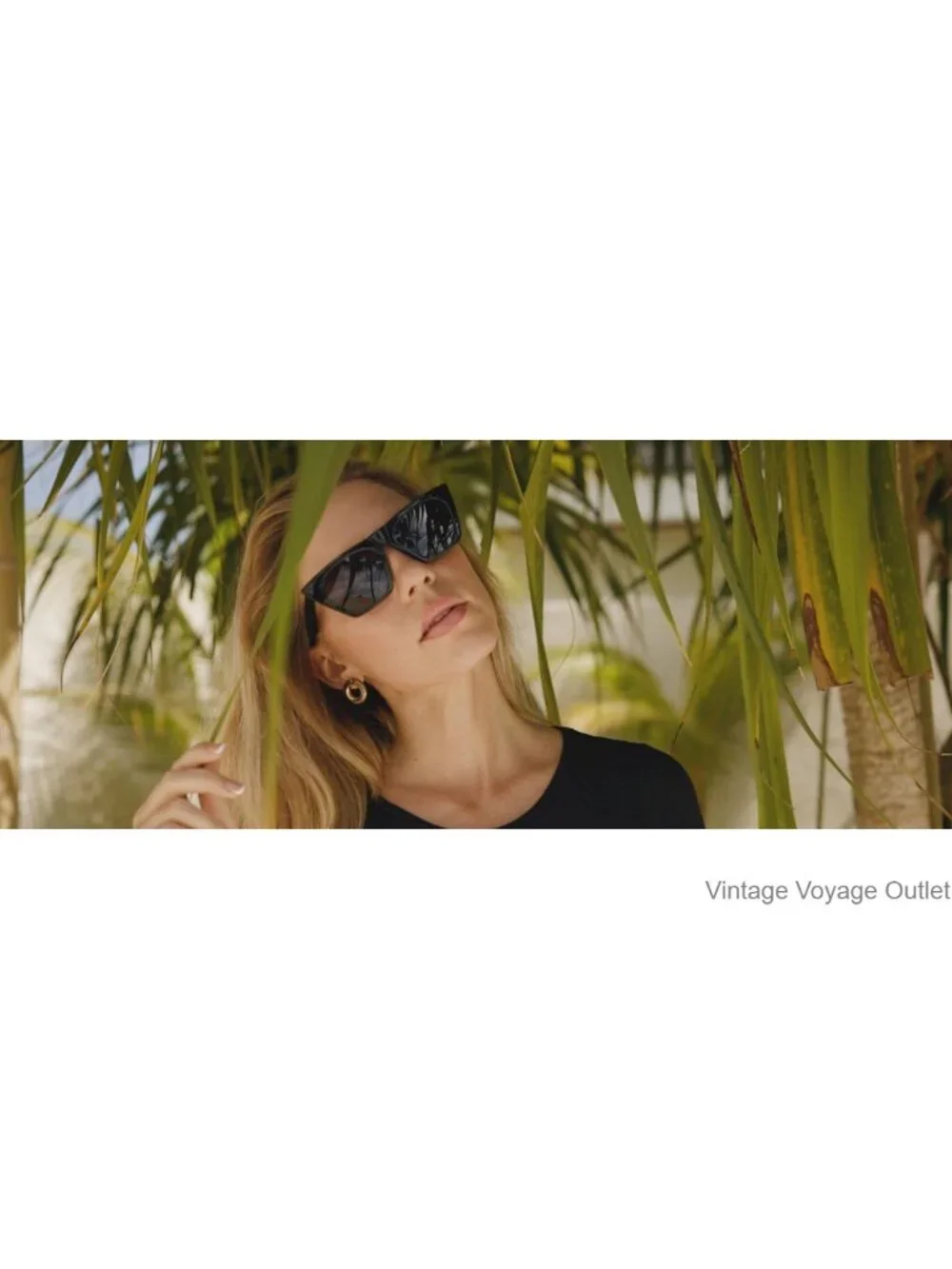 Oversized Square Cateye Polarized Sunglasses Women UV400